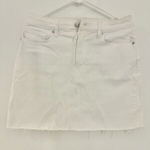 Banana Republic Cream Mini Skirt
